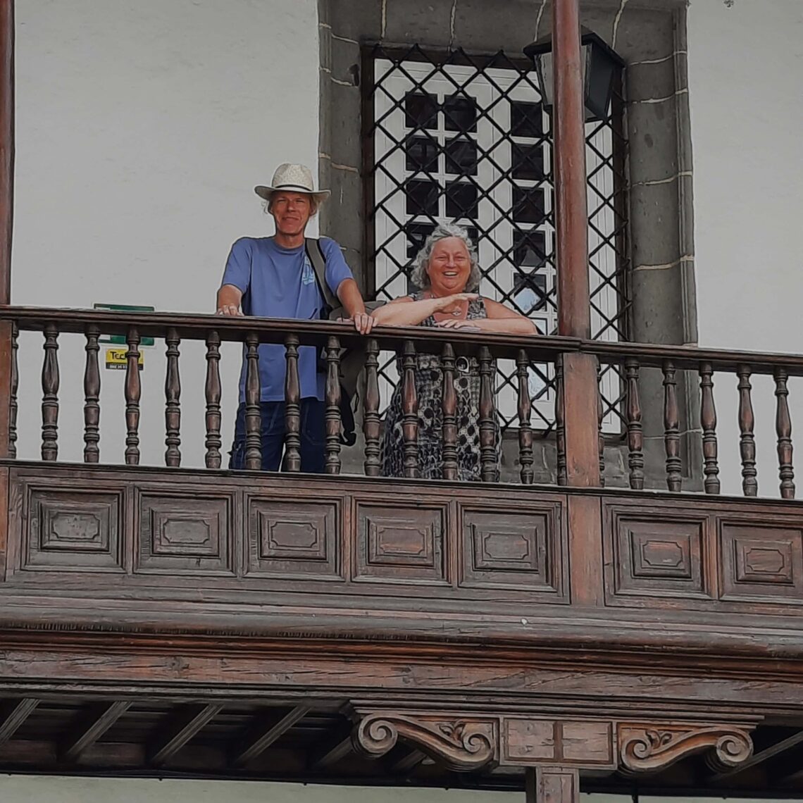 Petra und Bernd im Garten Santa Anna