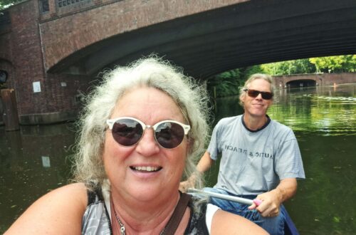 Auf der Alster in Hamburg