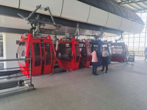 Mit der Teleferico schweben wir über Santo Domingo