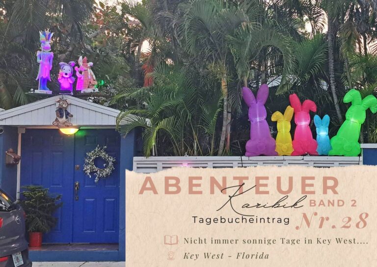 Osten auf den Keys. Die Dekoration ist Liebevoll vor allem Osterhasen sind beliebt auf den Keys.